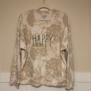 RAE DUNN - Happy Sweatshirt *size XL